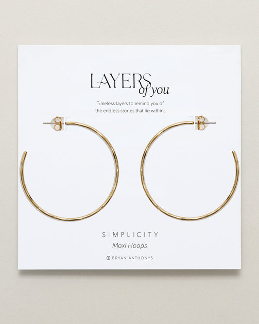 Simplicity Maxi Hoop Earrings
