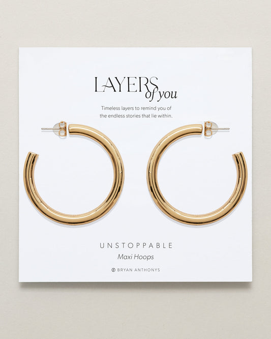 Unstoppable Maxi Hoop Earrings