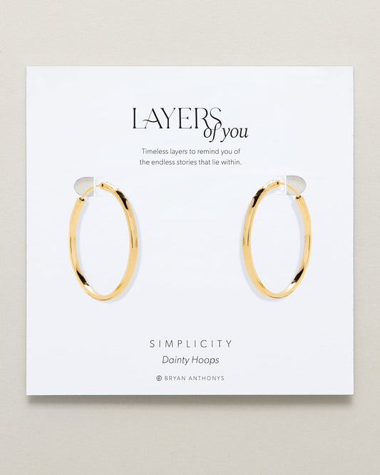 Simplicity Dainty Hoop Earrings