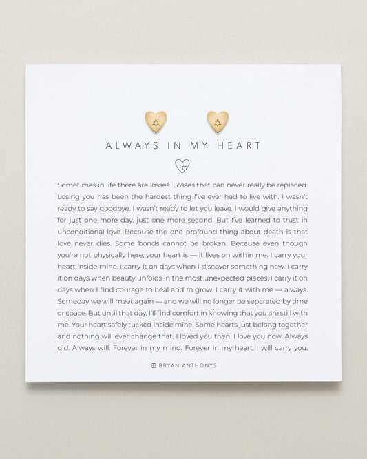 Always In My Heart Icon Stud Earrings