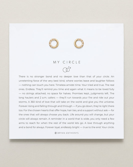 My Circle Stud Earrings