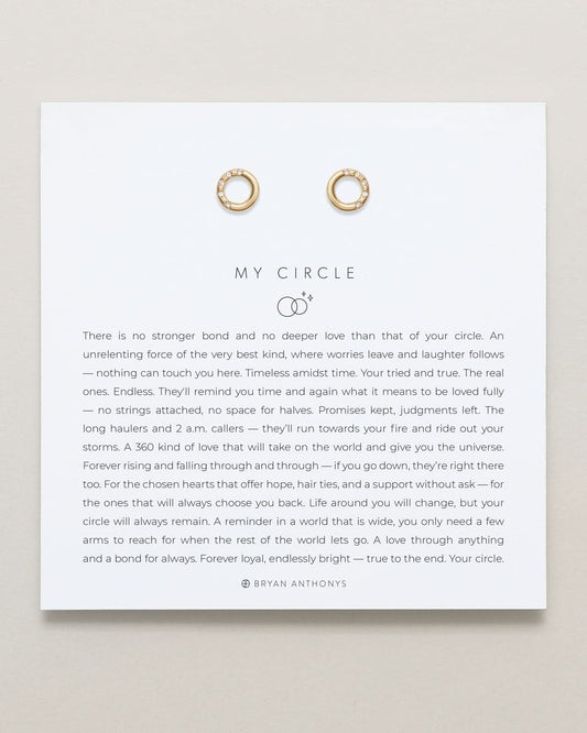 My Circle Stud Earrings