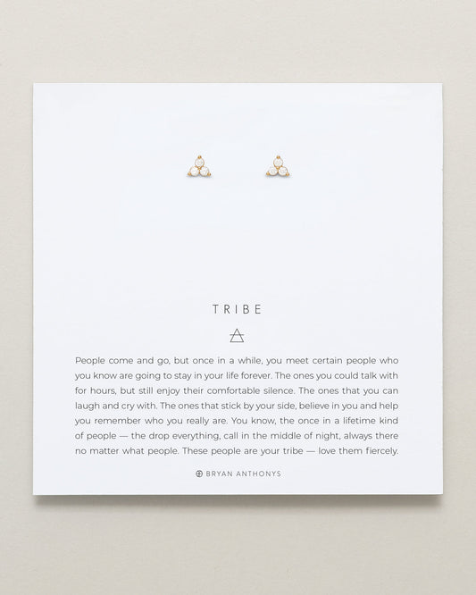 Tribe Dainty Friendship Stud Earrings