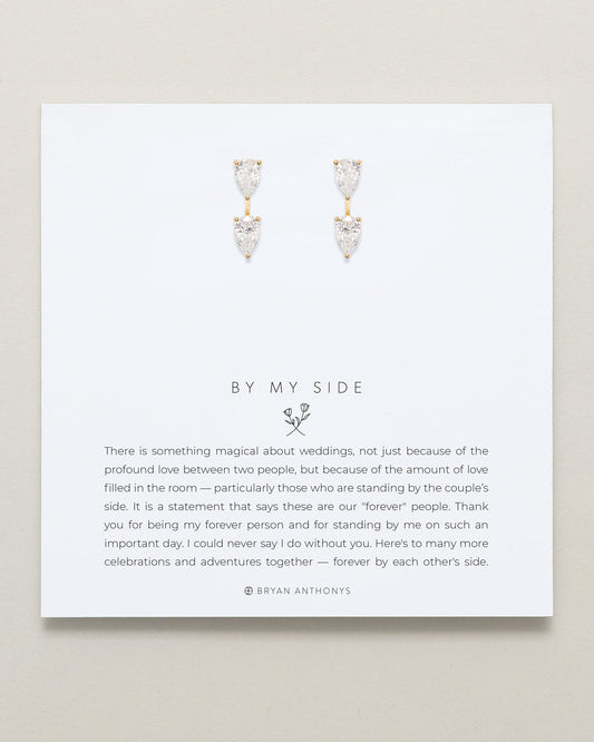 By My Side Pear Cut Ear Jackets