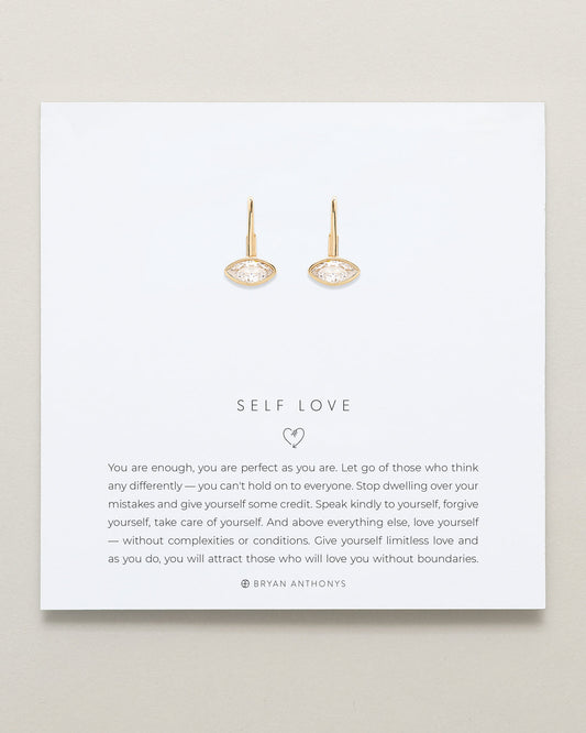 Self Love Marquise Drop Earrings