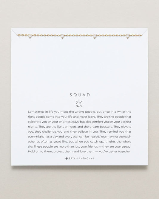 Squad Crystal Necklace