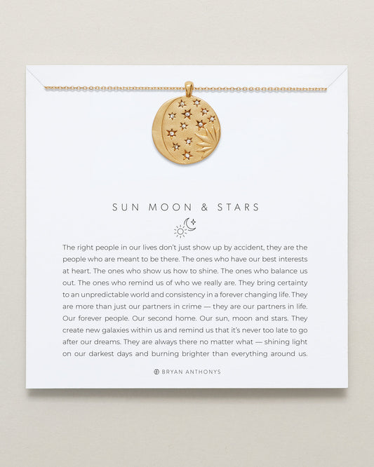 Sun Moon & Stars Necklace