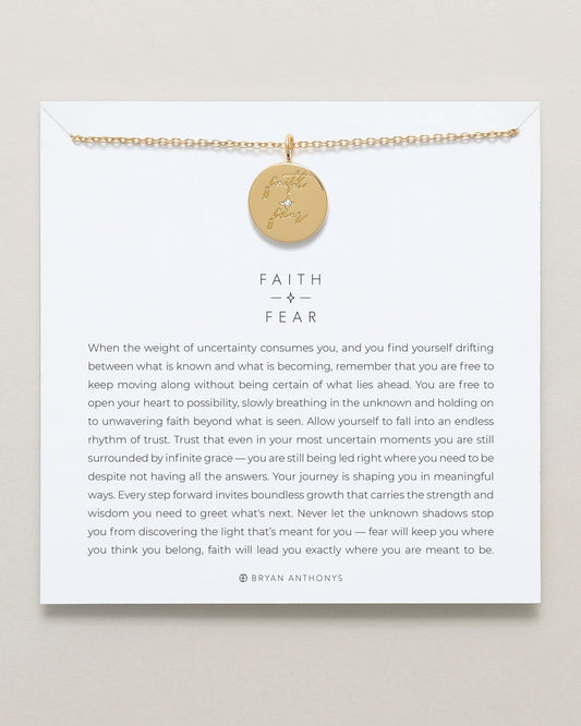 Faith Over Fear Necklace