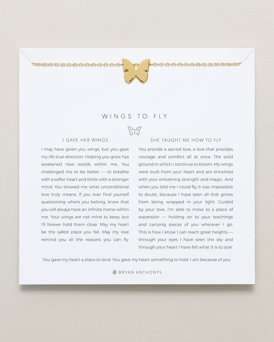 Wings to Fly Icon Necklace