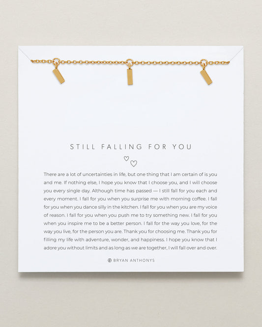 Still Falling For You Necklace