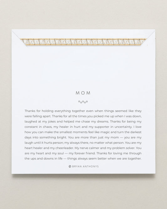 Mom Baguette Tennis Necklace