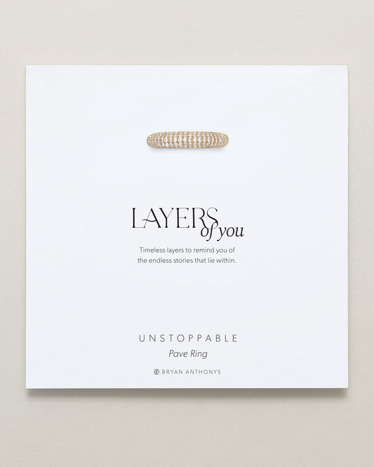 Unstoppable Pave Ring