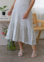 Back Twist Midi Dress