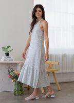 Back Twist Midi Dress