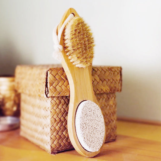 Bamboo Exfoliating Foot Pedicure Tool - The Peony Haus