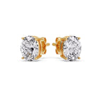 Stud Earring Basket Oval Shaped