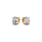 Stud Earring Basket Oval Shaped