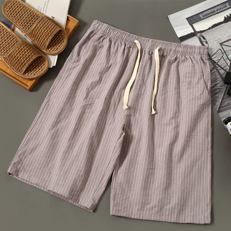Men's Casual Cotton Linen Shorts
