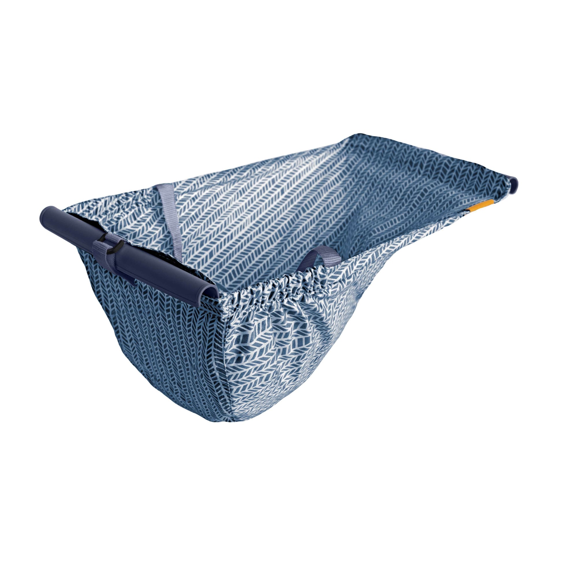 Baby Shopping Cart Hammock | Blue Little Arrow Design - 97% cotton