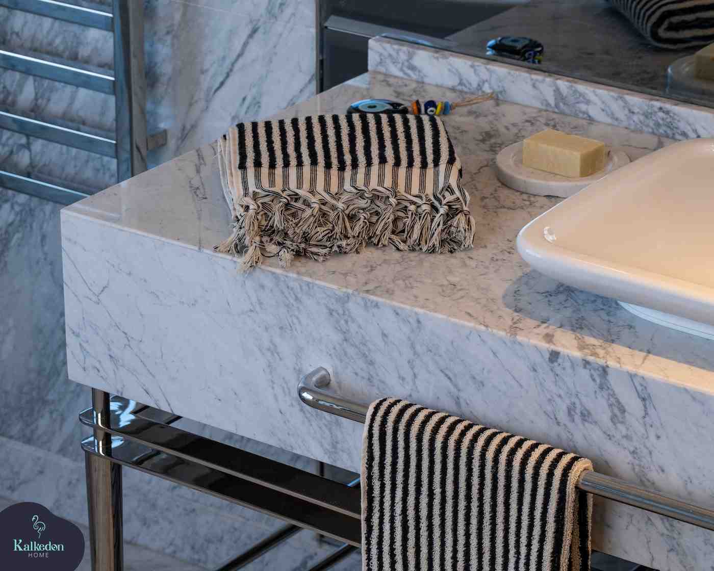 Striped Hand Towel