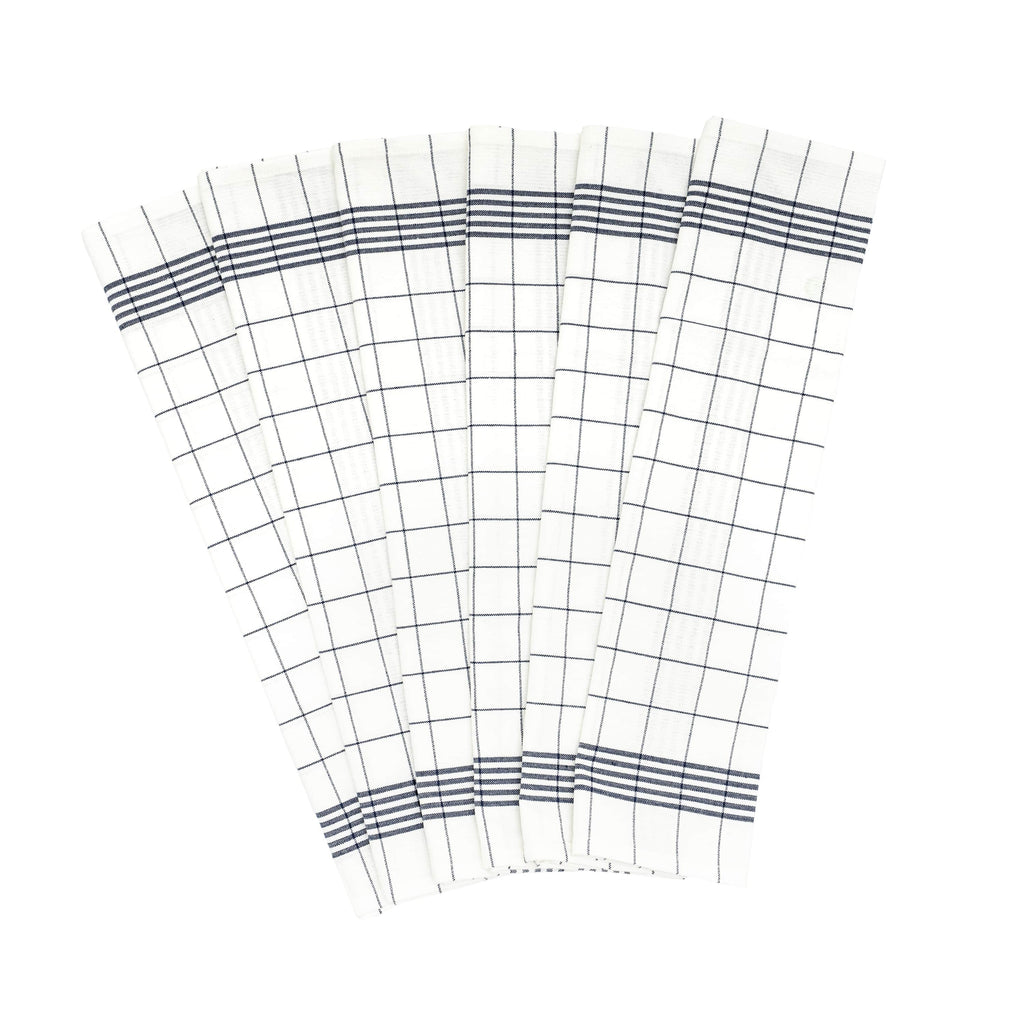 Windowpane Kitchen Towels - The Peony Haus