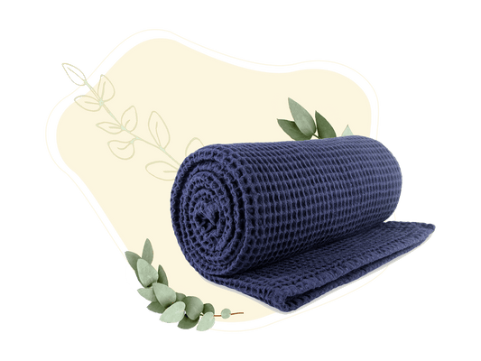 Waffle Weave Throw - The Peony Haus