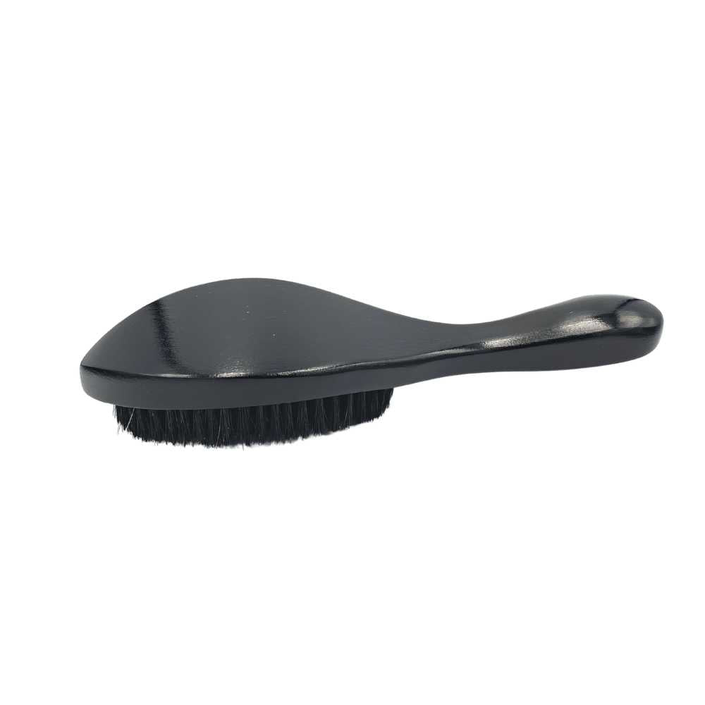 Boar Bristle Hair Brush with Handle - The Peony Haus