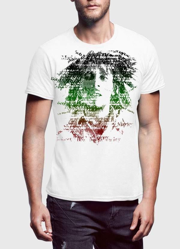 Bob Marley Amplified Depth Black Half Sleeve Men T-Shirt