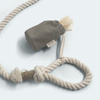 Boba & Vespa Cloth Dog Poop Bag Holder in Cotton Canvas