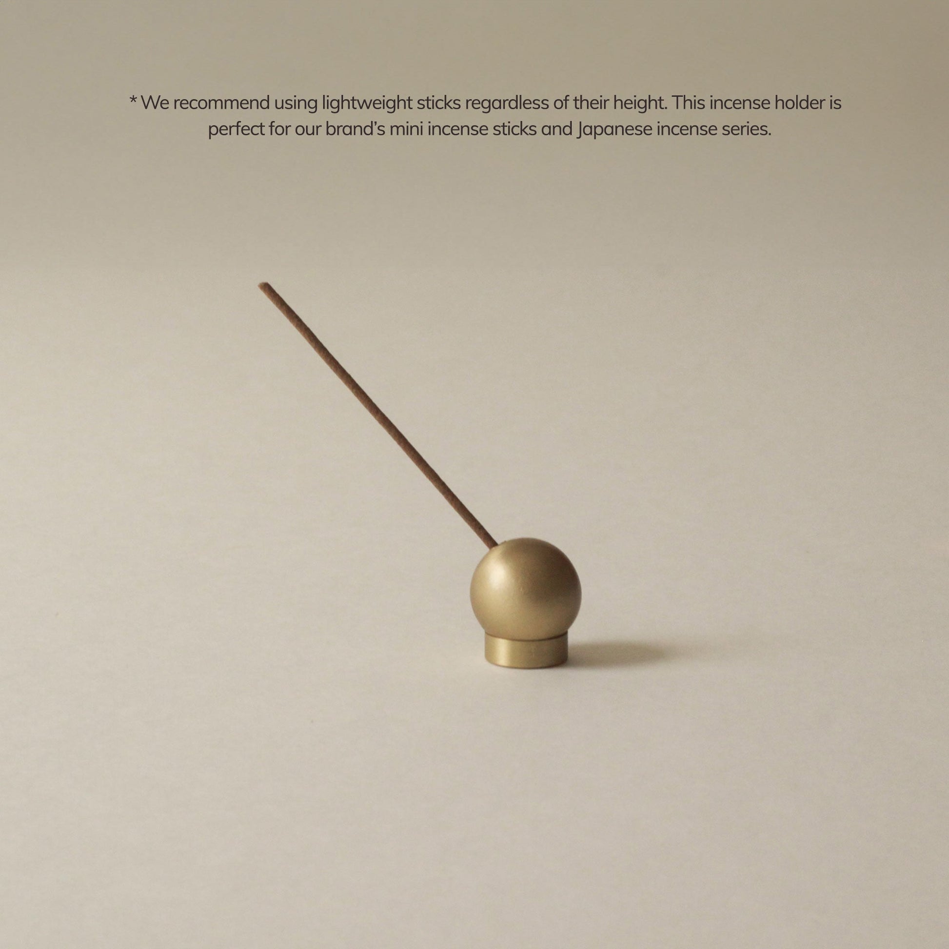 Sphere Brass Incense Holder