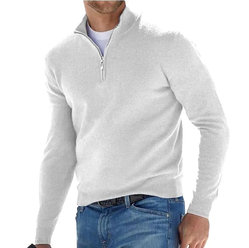 Men's Cashmere Long Sleeve Sweater