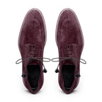 26-220-BDX CAMPO Sueded Goatskin Lace Up, Bordeaux