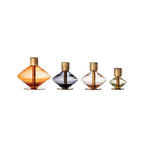 Blown Glass Candle Holders