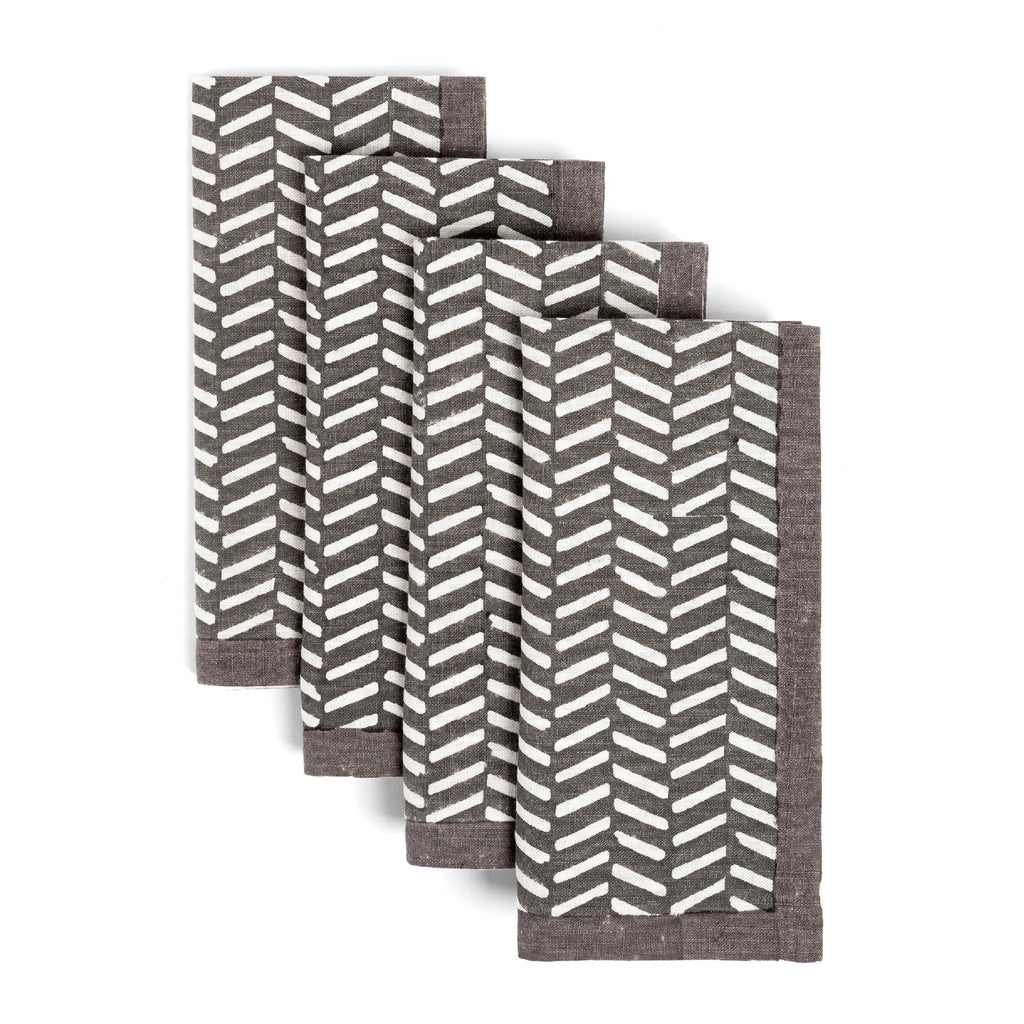 Over&Beck Hand-Blocked Cotton Napkins