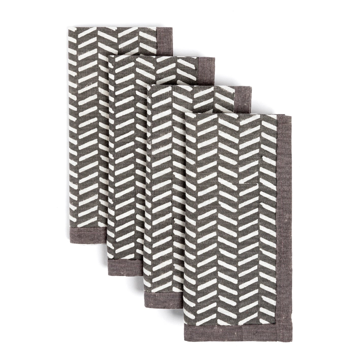 Over&Beck Hand-Blocked Cotton Napkins