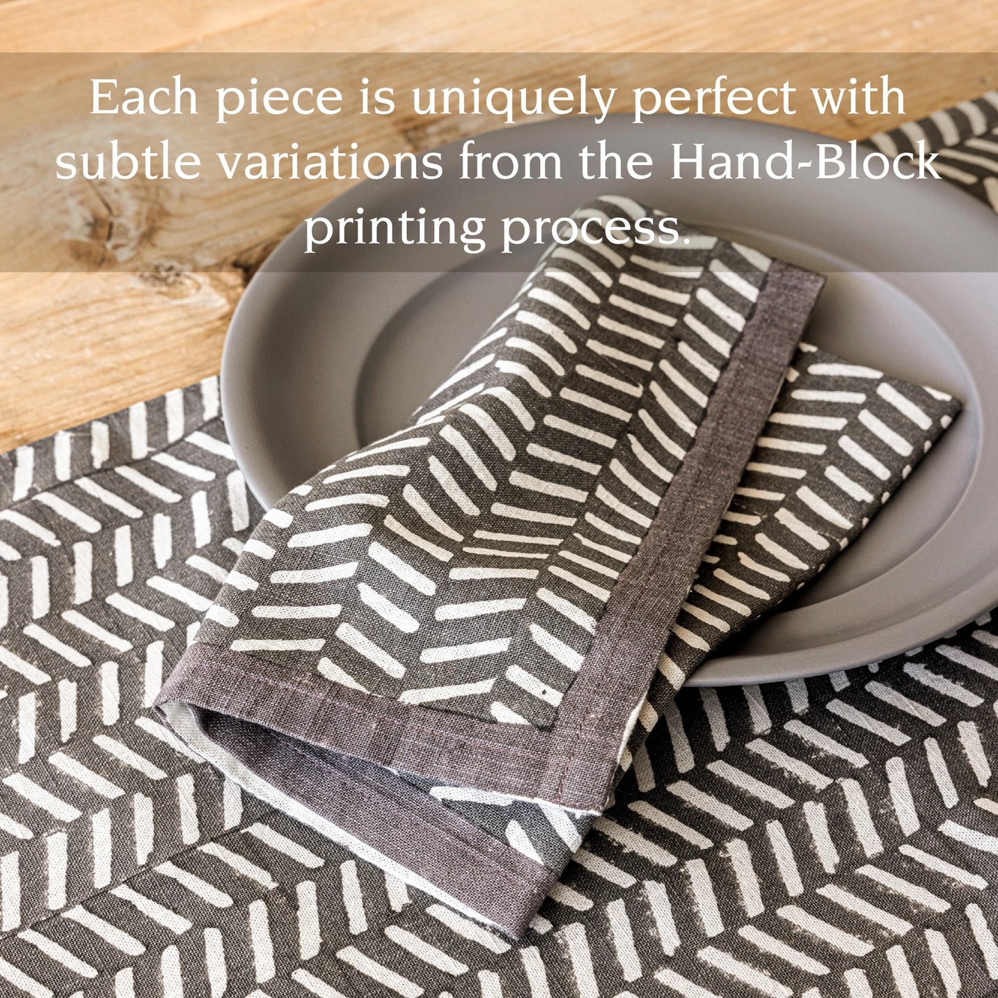 Over&Beck Hand-Blocked Cotton Napkins