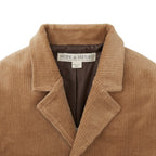 Organic Corduroy Blazer with Elbow Patches - 98% Organic Cotton