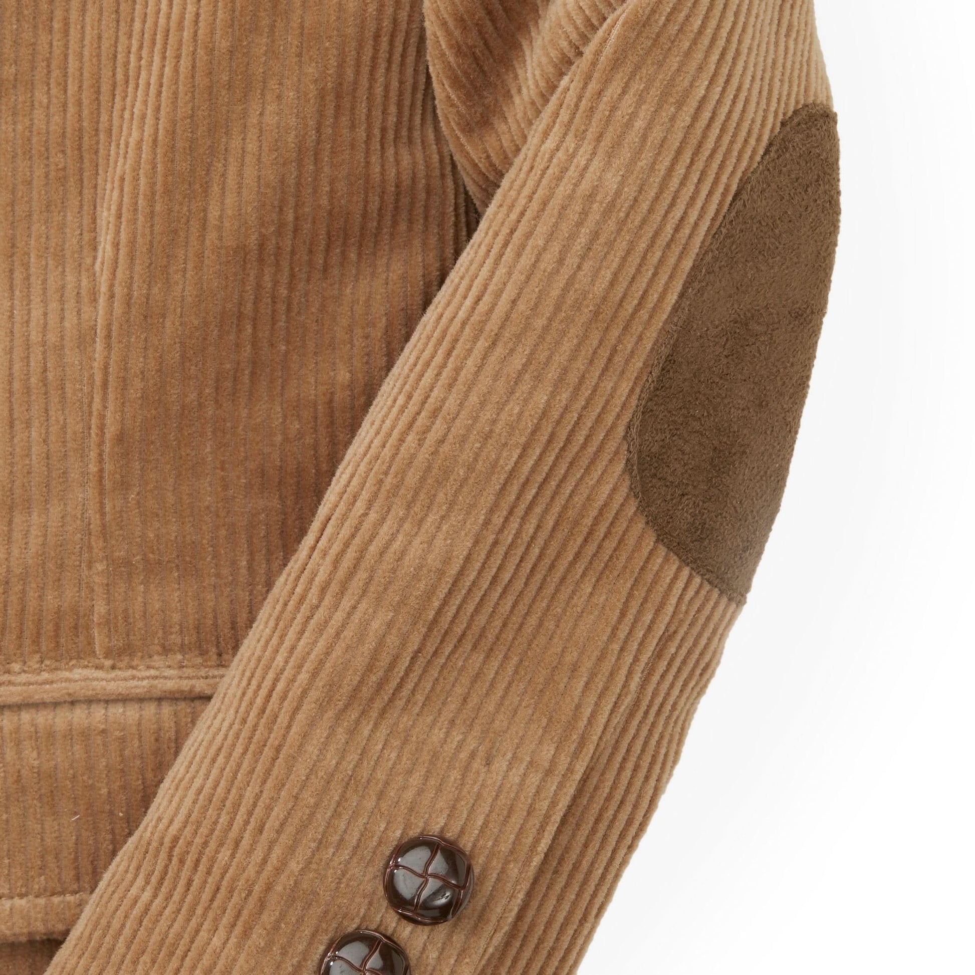 Organic Corduroy Blazer with Elbow Patches - 98% Organic Cotton