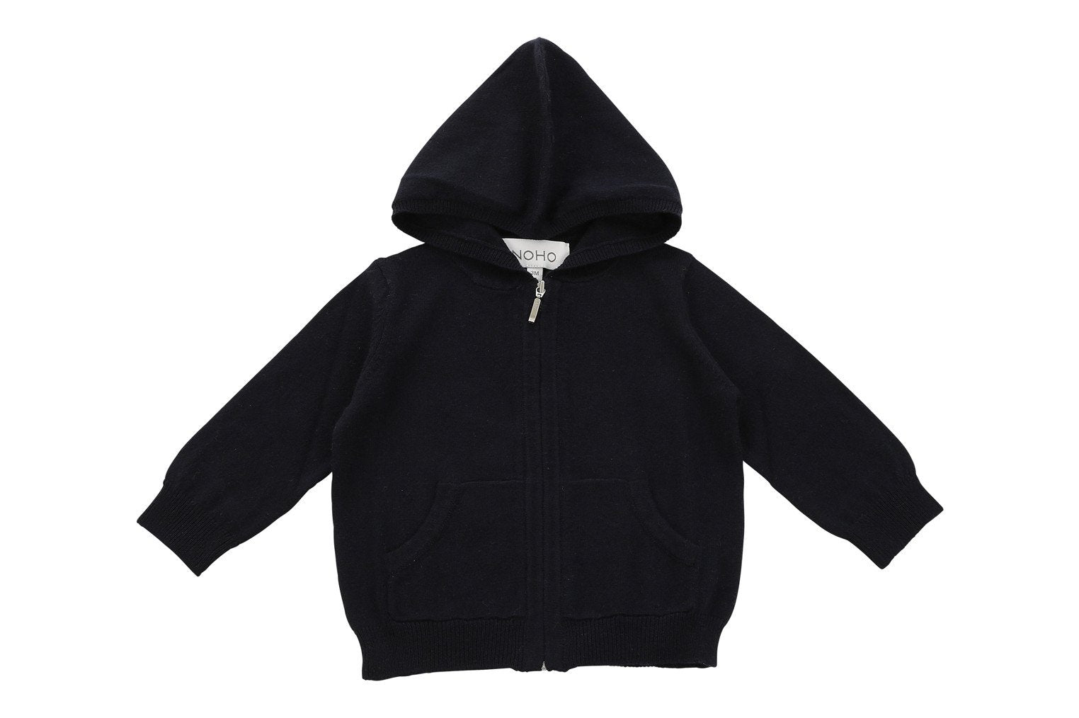 Cotton Cashmere Navy Hoodie