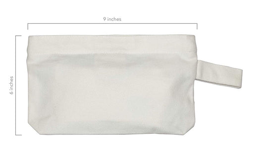 Canvas Zipper Pouch - The Peony Haus