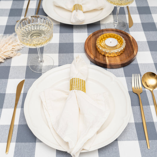Plaid Tablecloth - The Peony Haus