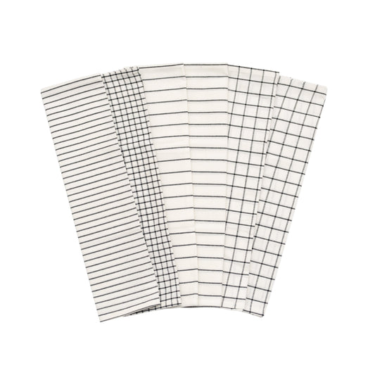 Stripe & Check Kitchen Towel Set - The Peony Haus