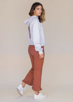 Cropped Frill Sweatpant