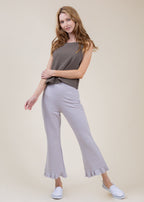 Cropped Frill Sweatpant