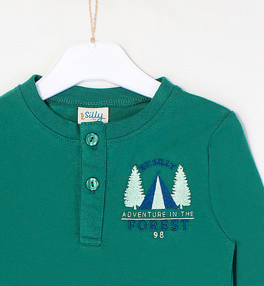 Adventure in the forest organic tshirt - The Peony Haus