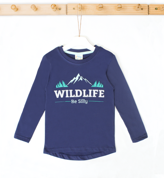Wild life organic tshirt - The Peony Haus