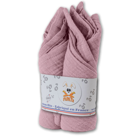 Organic Cotton Swaddles - Pink - The Peony Haus