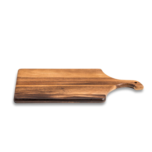 Acacia Wood Slotted Bread Board  10" x 18" - The Peony Haus