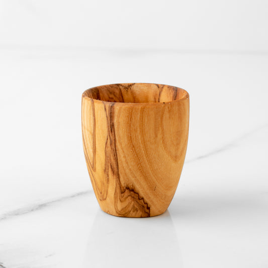 Handcrafted Olive Wood Shot Glass - 1.5 oz - The Peony Haus