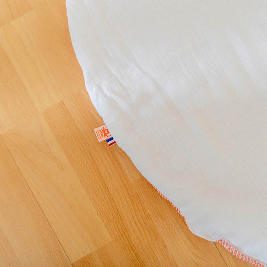 Organic Cotton Activity Mat Havane - White - The Peony Haus